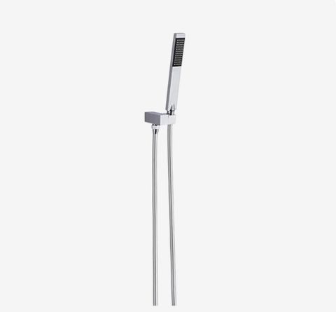 SQUARE SHOWER ON BRACKET CHROME