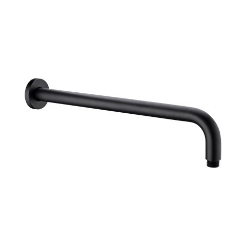 ROUND SHOWER ARM 330MM LENGTH MATTE BLACK