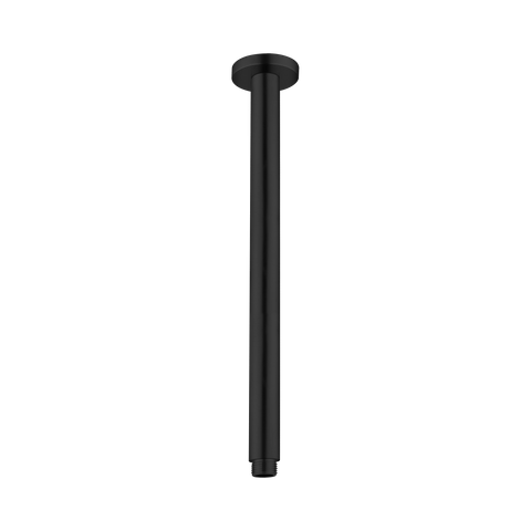 ROUND CEILING ARM 300MM LENGTH MATTE BLACK