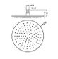 250MM ROUND SHOWER HEAD GUN METAL