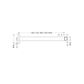 ROUND CEILING ARM 150MM LENGTH BRUSHED BRONZE