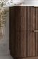 Havana Fluted 900mm Sable Walnut Floorstanding Curve Vanity