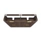 Havana Fluted 1800mm Sable Walnut Floorstanding Curve Vanity