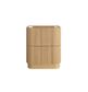 Havana Fluted 750mm Woodland Oak Floorstanding Curve Vanity