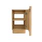 Maxi Space Saver Woodland Oak Curved Floor Standing Vanity