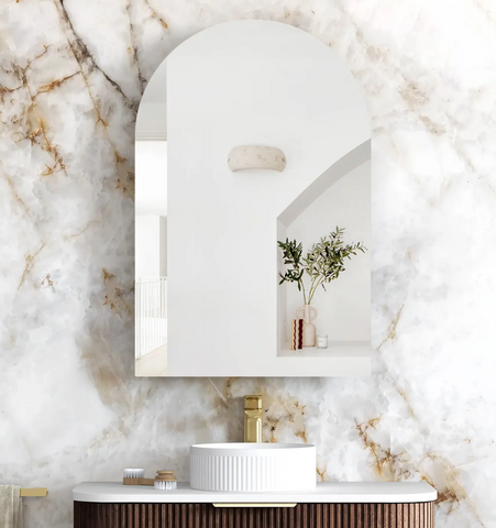 Archie 900mm Sable Walnut Shaving Cabinet