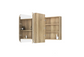 Newport 1500x750 Natural Oak Shaving Cabinet