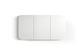 Newport 1500x750 White Shaving Cabinet