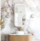 LED Newport 900(H)x450(W) Woodland Oak Shaving Cabinet - Premium Edition