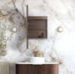 LED Noosa 900x450 Sable Walnut Shaving Cabinet - Premium Edition