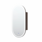 LED Noosa 900x450 Sable Walnut Shaving Cabinet - Premium Edition