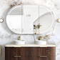 LED Bondi 1500x900 Sable Walnut Shaving Cabinet - Premium Edition