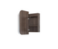 LED Newport 900(W)x750(H) Sable Walnut Shaving Cabinet - Premium Edition
