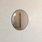 London 700mm Black Metal Frame Tuffi Mirror
