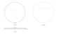 London 700mm Black Metal Frame Tuffi Mirror