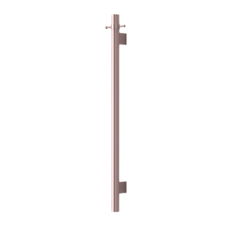 MIRAGE VERTICAL HEATED TOWEL RAIL 1000X120MM INC 12V TRANSFORMER DUSK