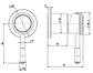 Montpellier Brushed Bronze Small Backplate Shower Mixer Trim Kits Only