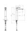 Nova High Rise Basin Mixer Pvd Brushed Bronze