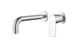 Nova Wall Combination Dipped Spout Electroplated Brushed Chrome