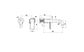 Nova Wall Combination Dipped Spout Electroplated Brushed Chrome
