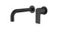 Nova Wall Combination Dipped Spout Electroplated Matt Black