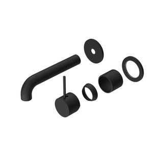 MECCA WALL BASIN/BATH MIXER SEPARATE BACK PLATE HANDLE UP 120MM TRIM KITS ONLY M