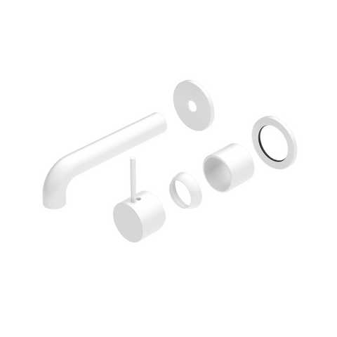 MECCA WALL BASIN/BATH MIXER SEPARATE BACK PLATE HANDLE UP 160MM TRIM KITS ONLY M