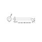 MECCA BASIN/BATH SPOUT ONLY 260MM GRAPHITE
