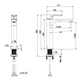 Nova Mid Rise Basin Mixer Electroplated Gun Metal