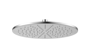 Round Brass Shower Head 300mm Electroplated Brushed Chrome