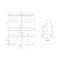 Lovina 1500 Double Floor Standing Vanity Cab Only