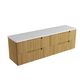 Lovina 1800 Double Bowl Tier Wall Hung Vanity Cab Only