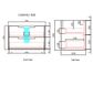 Ainsley Wall Hung Vanty Cab Only 900mm