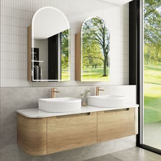 Carita Wall Hung Vanity Cab Only 1800mm