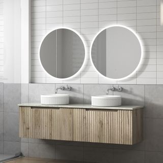 Calder 1500mm Double Wall Hung Vanity Cabinet Only