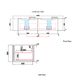 Hamilton Wall Hung Vanity Cab Only 1500mm