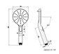 MN PADDLE HAND SHOWER PVD DUSK