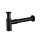 MN ELECTROPLATED MATT BLACK 40MM BOTTLETRAP TO SUIT 32MM WASTE