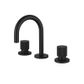 Cadence 1/4 Turn Matte Black Basin Set
