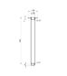 Star PVD Brushed Bronze Ceiling Dropper 300mm