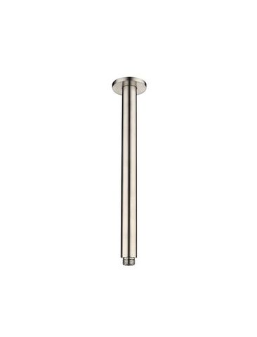 Star PVD Brushed Nickel Ceiling Dropper 300mm