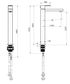 Chao Square Chrome Mini Tall Basin Mixer