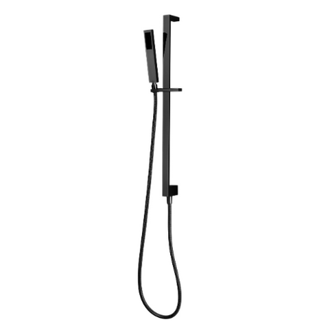 Chao Matt Black Mini Shower On Rail
