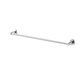 Star Electroplated Brushed Chrome Single Towel Rail 600mm
