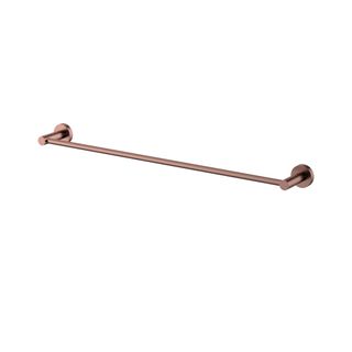 Star PVD Champagne Single Towel Rail 600mm