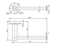 Star Electroplated Gun Metal Toilet Paper Holder