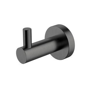 Star Electroplated Gun Metal Single Robe Hook