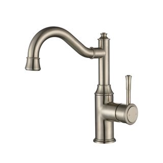 Montpellier Shepherd's Crook High Rise Basin Mixer Pvd Brushed Nickel