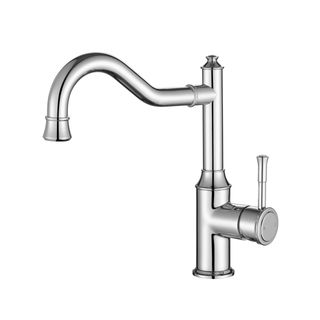 Montpellier Shepherd's Crook Kitchen Mixer Electroplated Chrome