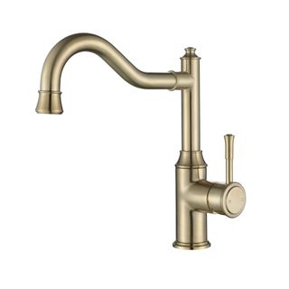 Montpellier Shepherd's Crook Kitchen Mixer Pvd Brushed Bronze